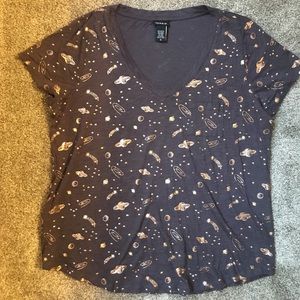 Torrid Galaxy pocket tee